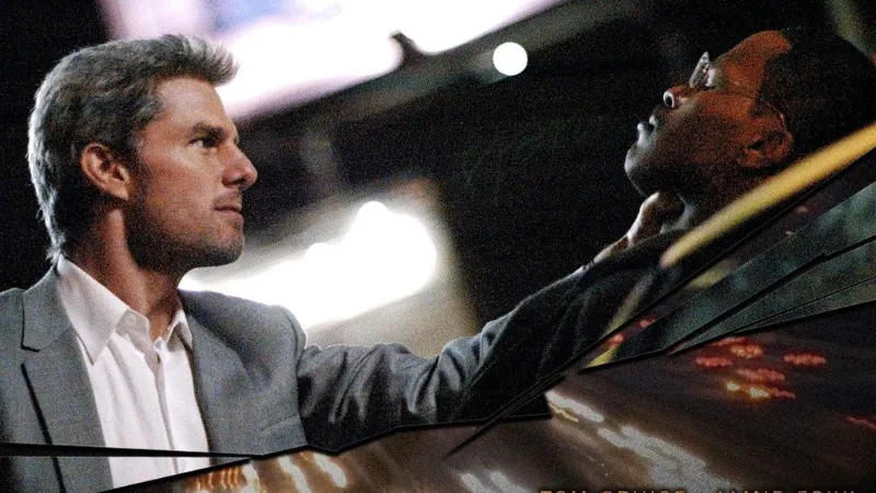 Tom Cruise as Vincent in Collateral 2004 -one of the best thriller movies of all time and most underrated Tom Cruise movies