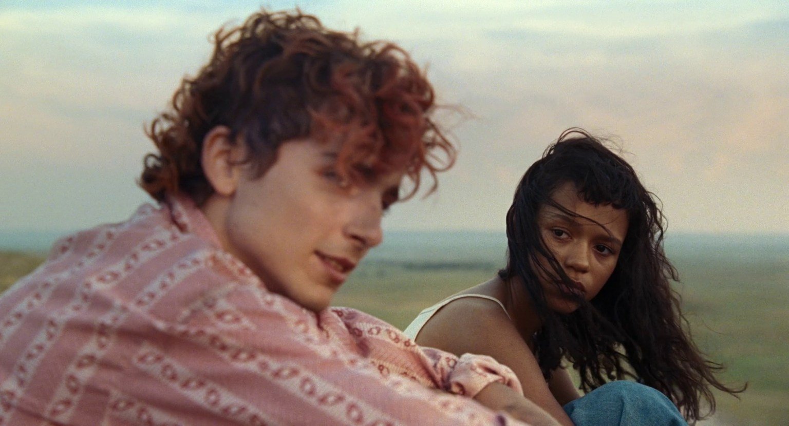 Timothée Chalamet and Taylor Russell in Bones and All on Prime Video