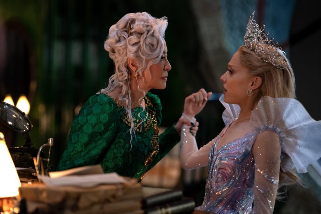 Elphaba and Glinda's friendship faces its final test as the Wicked Witch of the West is hunted across Oz. (Image Credit: Universal Pictures / Netflix)