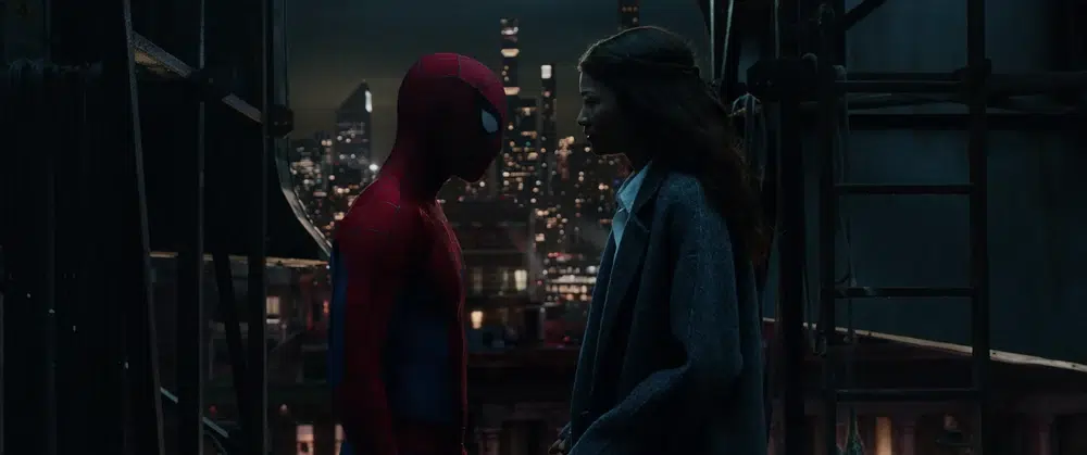 MJ and Peter Parker share a quiet moment in Spider-Man: Brand New Day