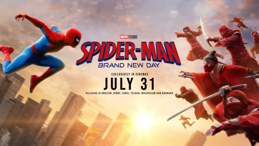 Spider-Man: Brand New Day review featuring the official poster with Tom Holland as Spider-Man