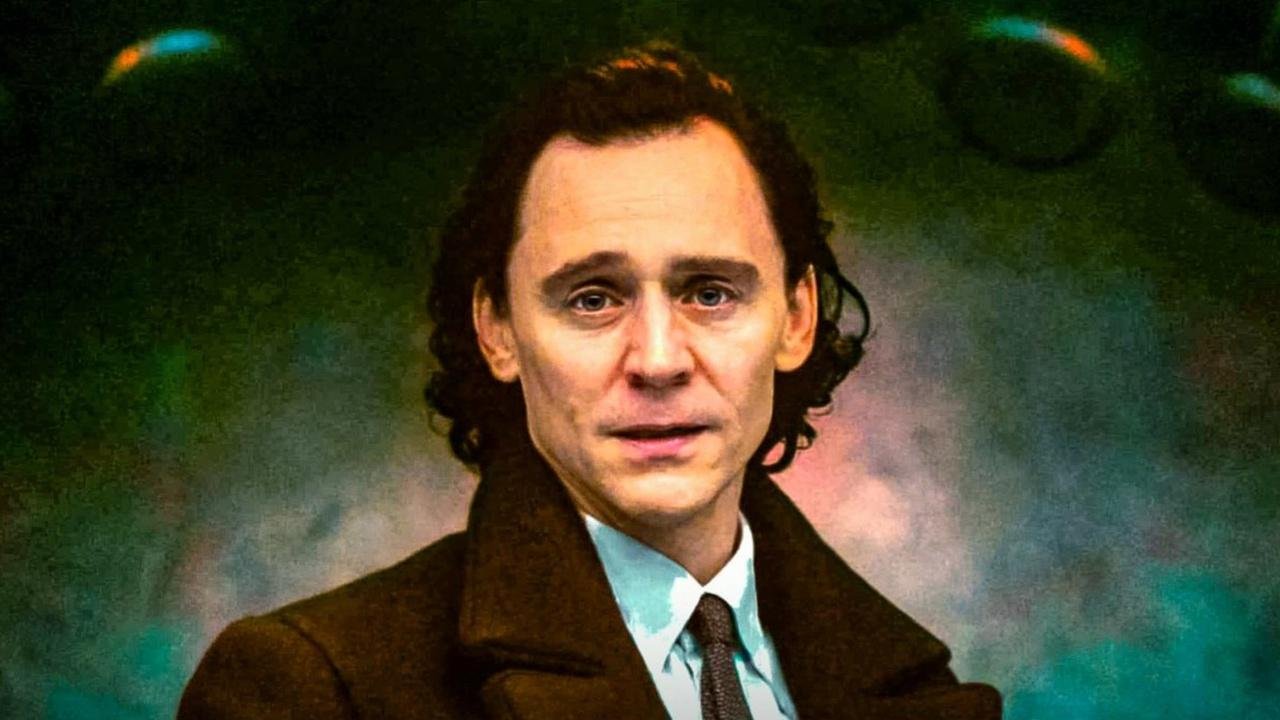 Loki in TVA clothing as he appears at Steve and Peggy's door in Avengers: Endgame Encore